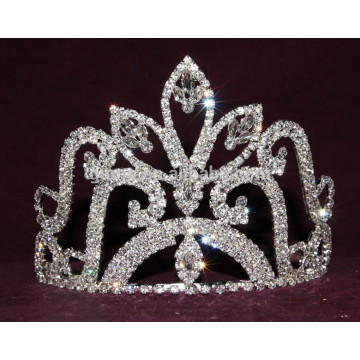 Corona de la tiara del rhinestone